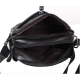 Сумка-барсетка мужская 19х22х5, мессенджер через кожаное плечо Tiding Bag BON6165 черный