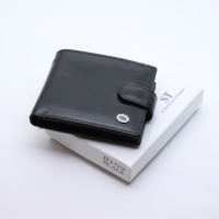 Стильный кожаный портмоне ST Leather В 103 Черный
