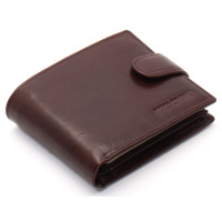 Коричневый портмоне с отделением для документов из натуральной кожи Marco Coverna MCB047-896