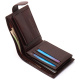 Коричневый портмоне с отделением для документов из натуральной кожи Marco Coverna MCB047-896