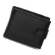 Черный мужской портмоне из натуральной кожи с визитницей Marco Coverna MC-2057H-1