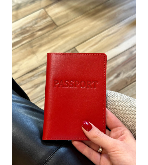 Кожаная обложка для паспорта с надписью 1940