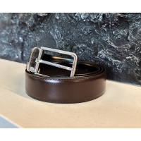 Мужской двухсторонний кожаный ремень 1845