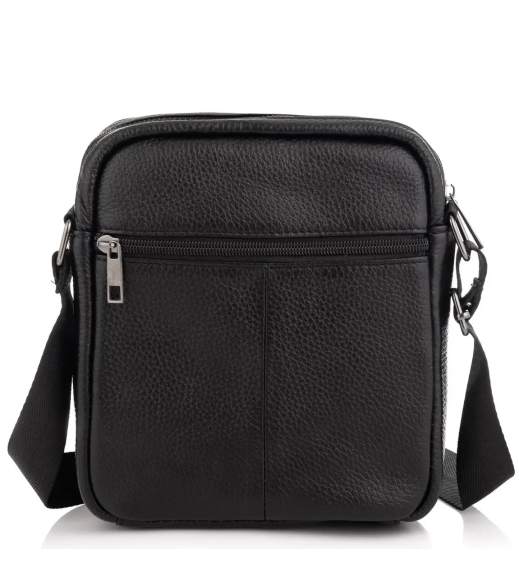 Сумка мужская через плечо 17х21х5, барсетка для обучения, мессенджер для телефона Tiding Bag IT-73302 черная