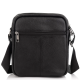 Сумка мужская через плечо 17х21х5, барсетка для обучения, мессенджер для телефона Tiding Bag IT-73302 черная