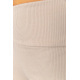 Лосини жіночі в рубчик на флісі, колір бежевий, 205R706