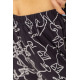Жіноча піжама з принтом, колір оливково-чорний, 219RTA-486