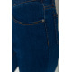 Джинси жіночі стрейч напівбатал, колір синій, 129R1680