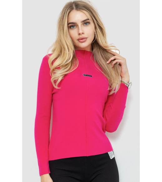 Стильний жіночий гольф, колір рожевий, 204R008