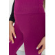 Лосини жіночі в рубчик, колір марсала, 205R606
