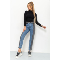 Джинсы женские MOM, цвет сине-серый, 164R273