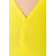 Футболка жіноча в рубчик, колір жовтий, 204R022