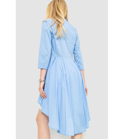 Рубашка женская удлиненная, цвет голубой, 176R106-1
