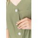 Блуза на бретелях, цвет оливковый, 102R215