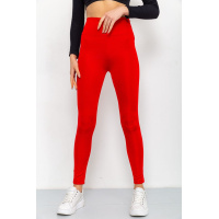 Лосины женские из бифлекса, цвет красный, 220R001