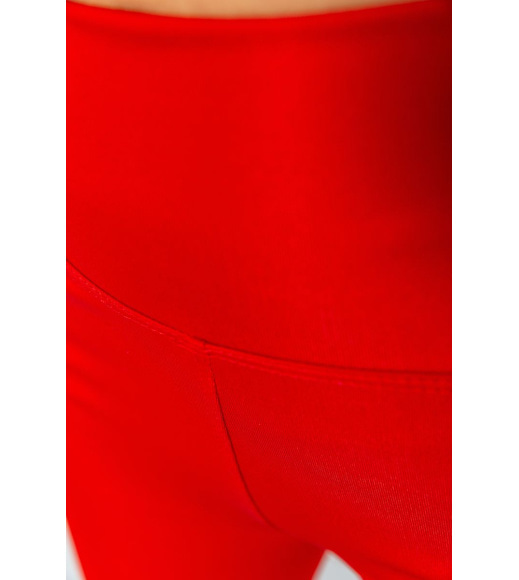 Лосины женские из бифлекса, цвет красный, 220R001