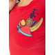 Пижама женcкая с принтом 219RP-152, цвет Красно-бежевый