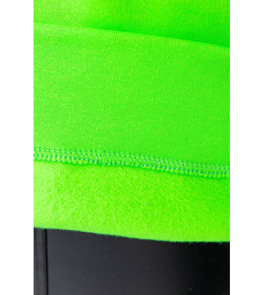 Світшот жіночий на флісі «Сніговик», колір салатовий, 102R262