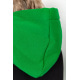 Худи женский на флисе, цвет черно-зеленый, 102R312