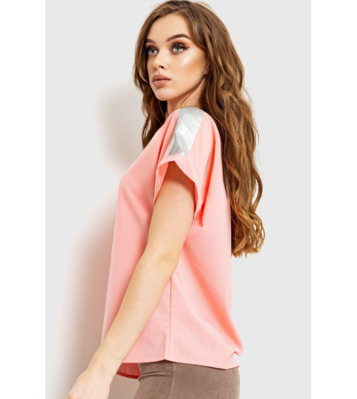 Блуза повседневная, цвет розовый, 230R101-2