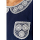 Блуза женская, цвет темно-синий, 172R135