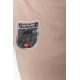 Костюм женский повседневный футболка+шорты, цвет бежевый, 198R2011