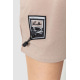 Костюм женский повседневный футболка+шорты, цвет бежевый, 198R2011