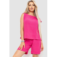 Костюм женский жатка, цвет розовый, 115R0480-1