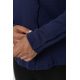 Жіночий лонгслів напівбатал, колір синій, 102R325-1