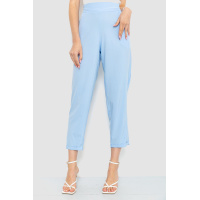 Штаны женские летние однотонные, цвет голубой, 102R5182