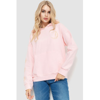 Худи женский с капюшоном, цвет светло-розовый, 102R5175-1