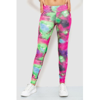 Лосины, цвет розово-салатовый, 172R3109-2