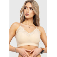 Топ женский, цвет бежевый, 131R5535
