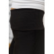 Лосины женские в рубчик, цвет черный, 205R606