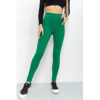 Лосины женские в рубчик, цвет зеленый, 205R606