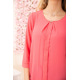 Свободная женская блуза с рукавами 3/4 цвет Розовый 172R3-1