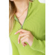 Кофта женская в рубчик, цвет фисташковый, 204R041