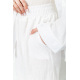 Костюм жіночий вільного крою тканина льон, колір білий, 177R026
