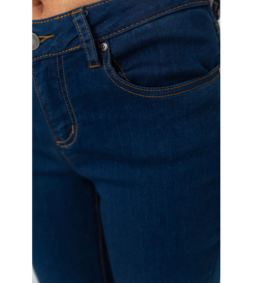 Джинси жіночі стрейчові, колір синій, 129R1680-14