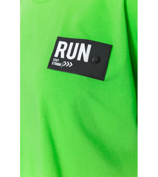 Костюм жіночий повсякденний футболка+шорти, колір світло-зелений, 198R126