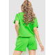 Костюм жіночий повсякденний футболка+шорти, колір світло-зелений, 198R126