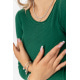 Кофта женская трикотажная, цвет зеленый, 204R055