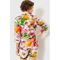 Костюм женский с цветочным принтом, цвет разноцветный, 115R0451