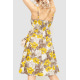 Сарафан женский с цветочным принт, цвет молочно-желтый, 221R1932-6