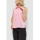 Блуза без рукавов однотонная, цвет розовый, 102R068-4