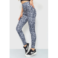 Лосины женские, цвет серо-черный, 220R007