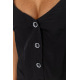 Блуза, цвет черный, 102R215-1