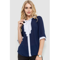 Блуза женская, цвет сине-белый, 172R11-1
