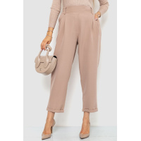 Брюки женские полубатал, цвет бежевый, 102R335-1