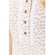 Жіноча піжама з принтом, колір бежевий, 219RP-490
